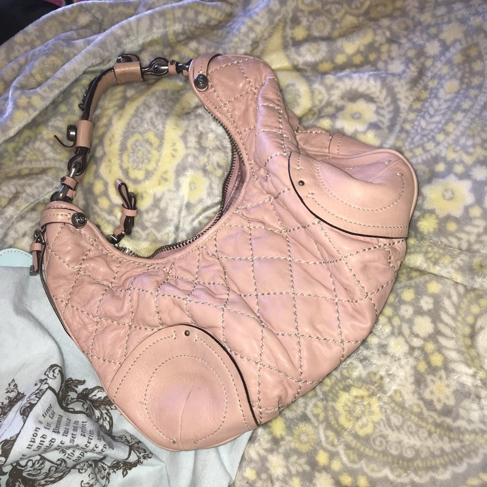blush pink juicy couture handbag w wallet